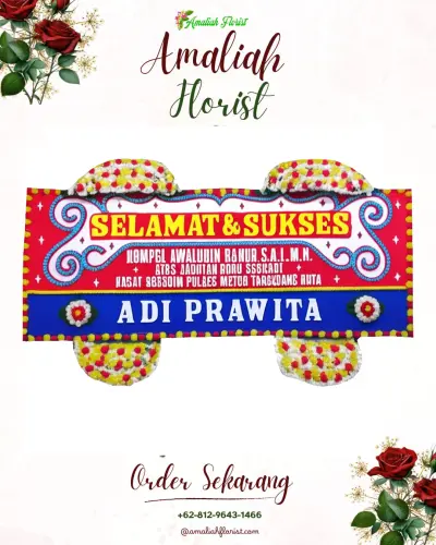 Karangan Bunga Ucapan Selamat di Sukoraharjo