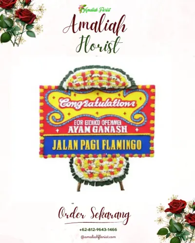 Bunga Papan Congratulation di Sukoraharjo
